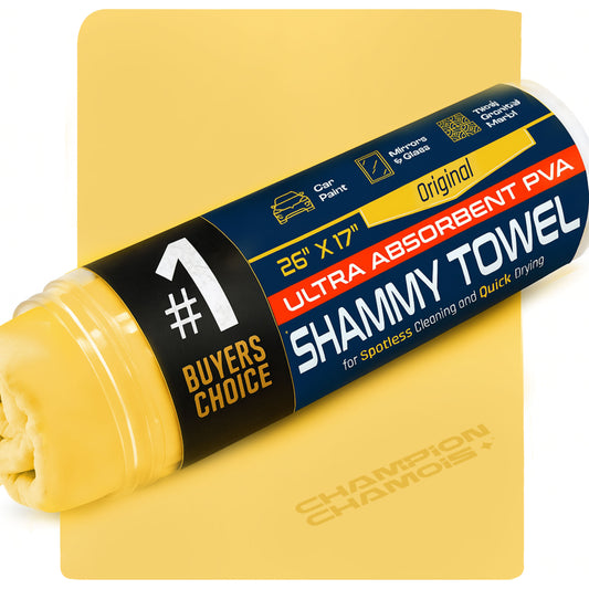 Premium UltraAbsorb+ Shammy Towel for Cars, Boats, Home (26"x17") - Original